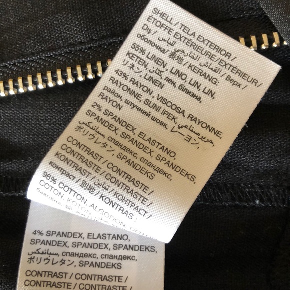 Bebe Black Zippered Vest size 0 - Picture 8 of 8